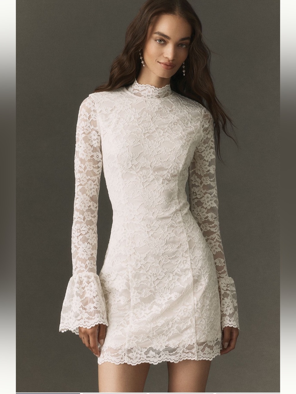 BHLDNe long sleeve lace Mini Dress